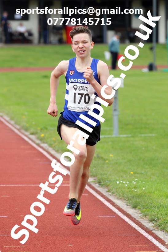 800 metres 27, NECAA Open Meeting, Morpeth, Sunday, March 23rd. David T. Hewitson/Sports for All Pics